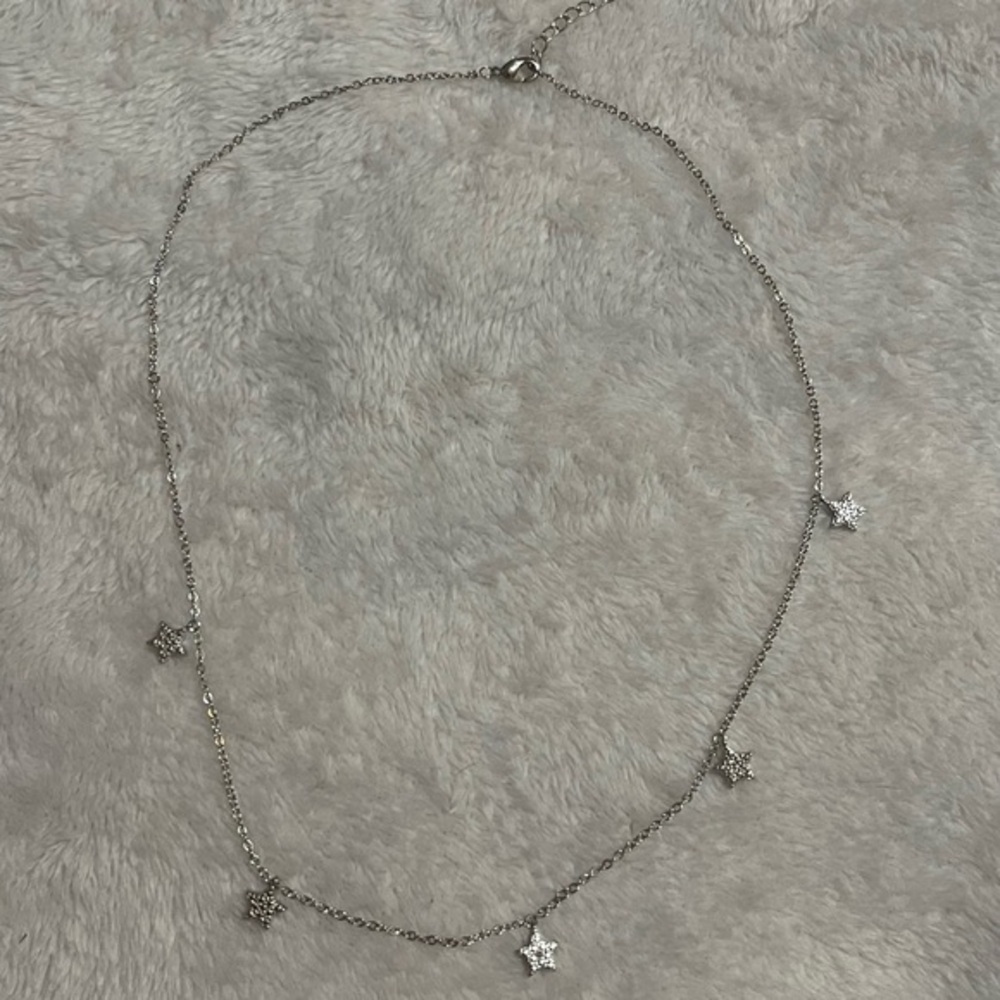 Silver Star Charm Necklace NWOT